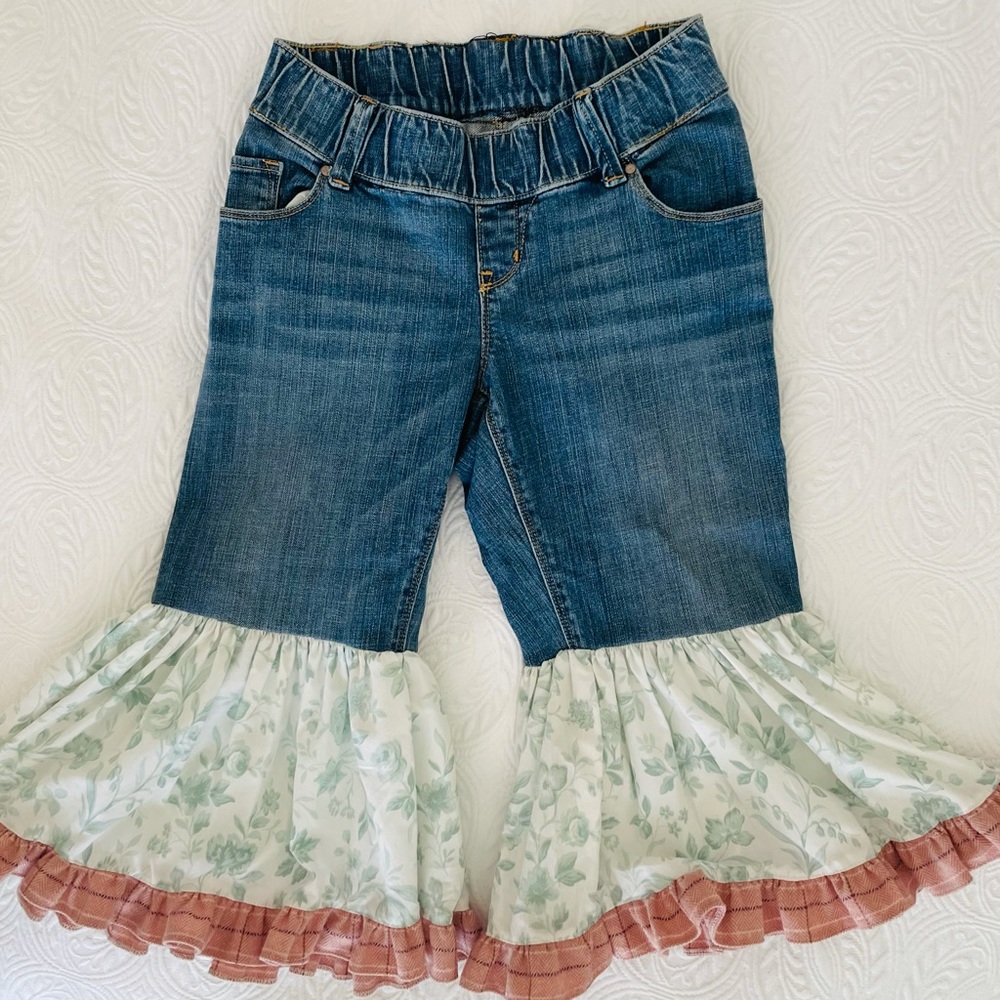 Poor Pitiful Pearl “Maternity” Reworked Jeans